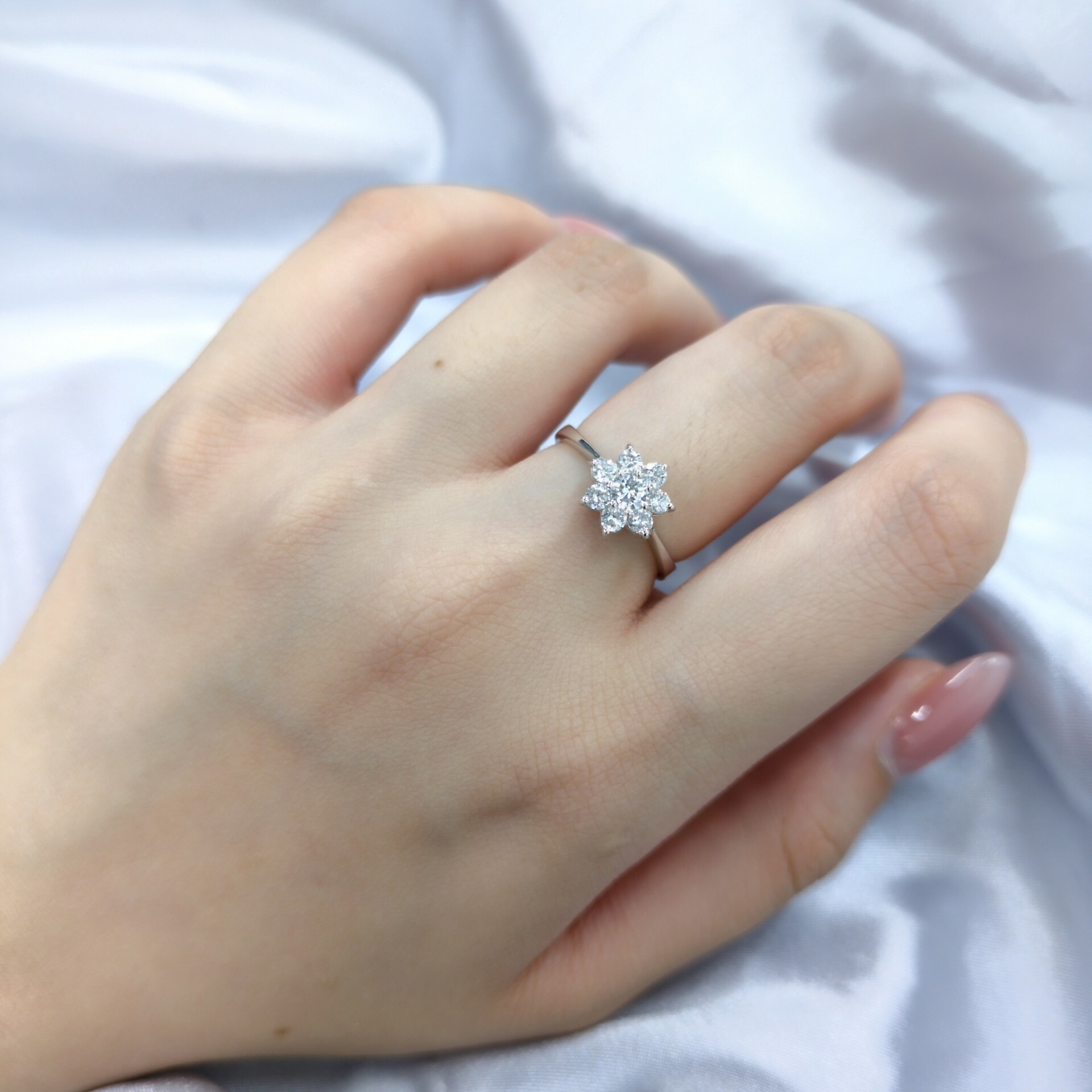 18K White Gold 0.45ct Diamond Ring