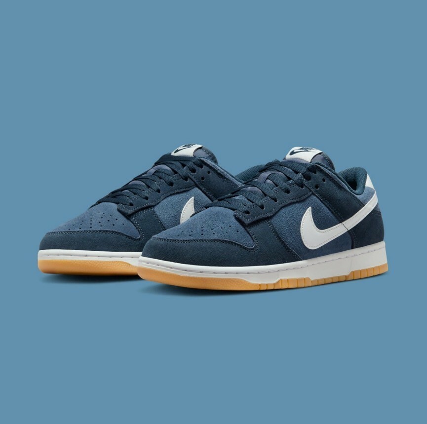 Nike Dunk Low “Monsoon Blue” 黑藍 海軍藍 麂皮 HQ1931400