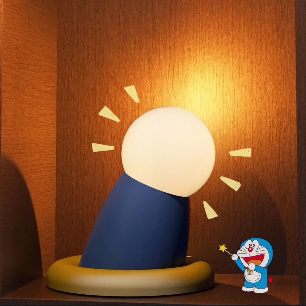 Doraemon 哆啦A夢 伸出援手 伸出圓手 小夜燈 拍拍燈  小圓手