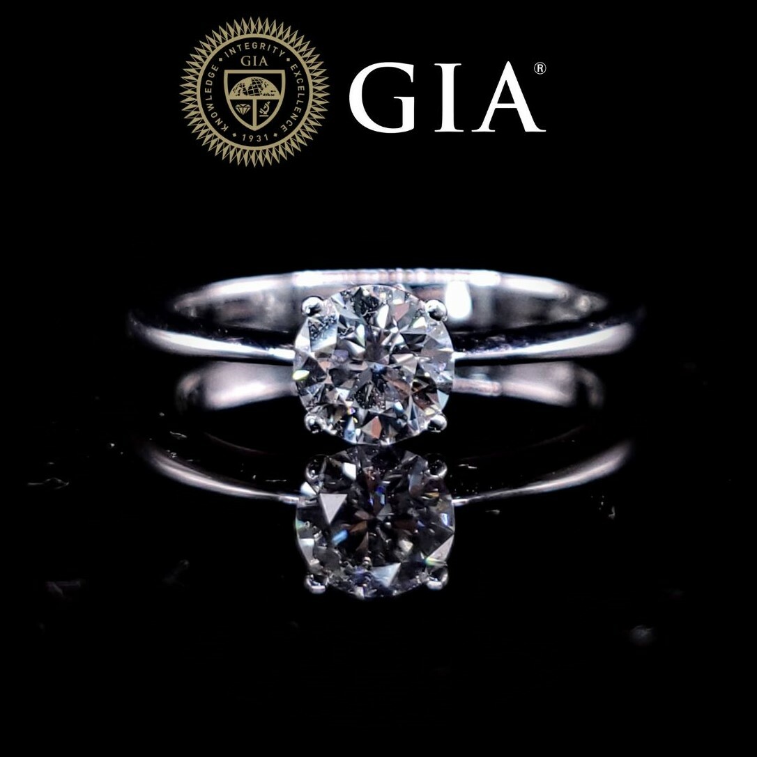 18K White Gold 0.55ct Diamond Ring