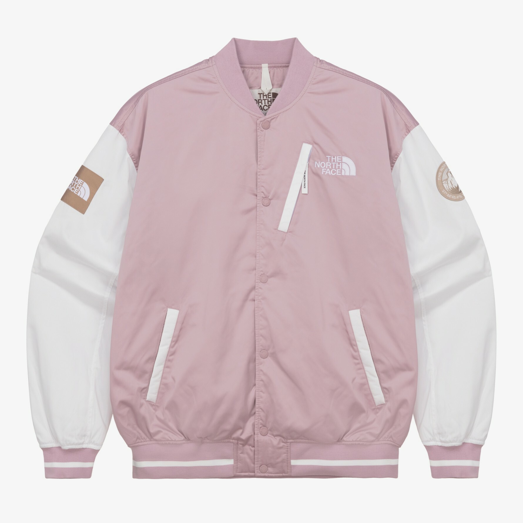 【代購】THE NORTH FACE 北臉 白標 PLAYER VARSITY 棒球 拼接 外套  NJ3NQ60