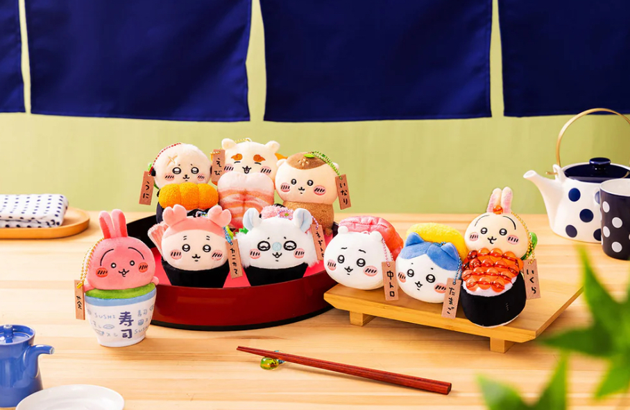 日本限定 chiikawa 吉伊卡哇 壽司系列 可愛掛飾