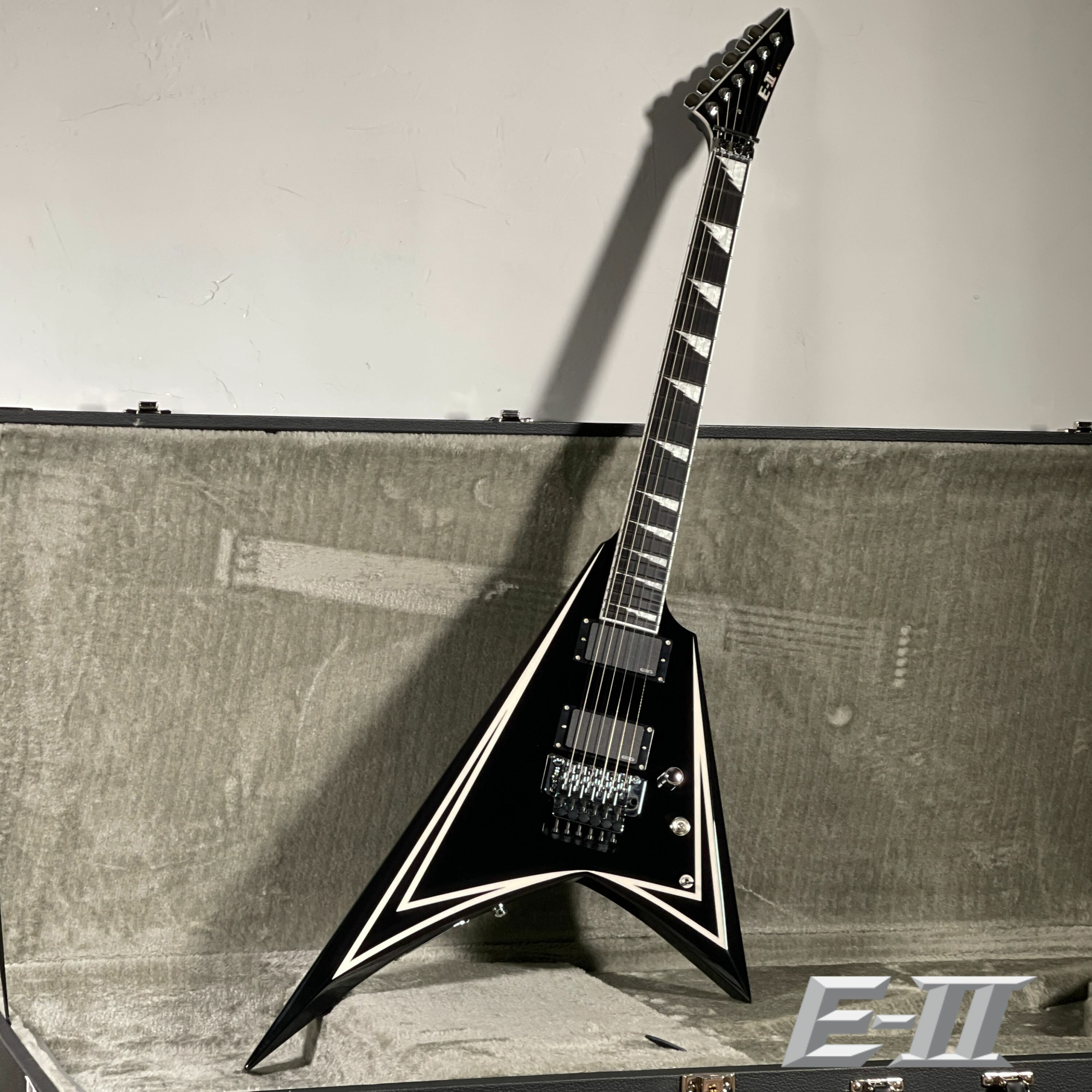 ESP E-II SV BLK 大搖座 主動式 雙雙 電吉他