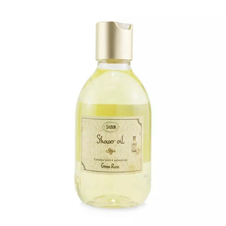 SABON Green Rose 翠綠玫瑰柔膚滋養沐浴油