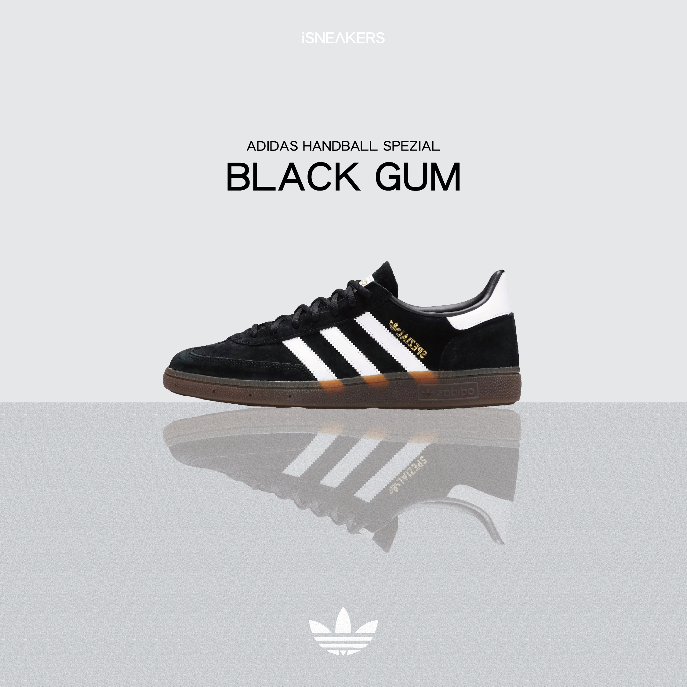 iSNEAKERS｜Adidas Handball Spezial "Black" 黑白焦糖 DB3021