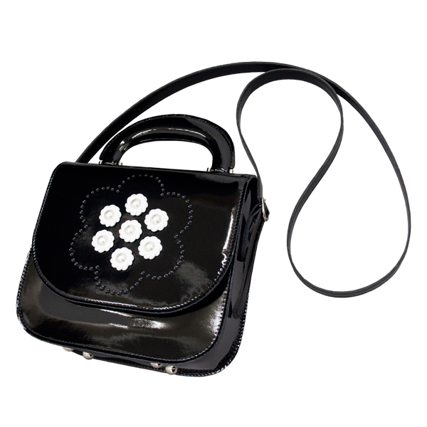 預購 - No.11176 珍珠花花袋 *日本製造*