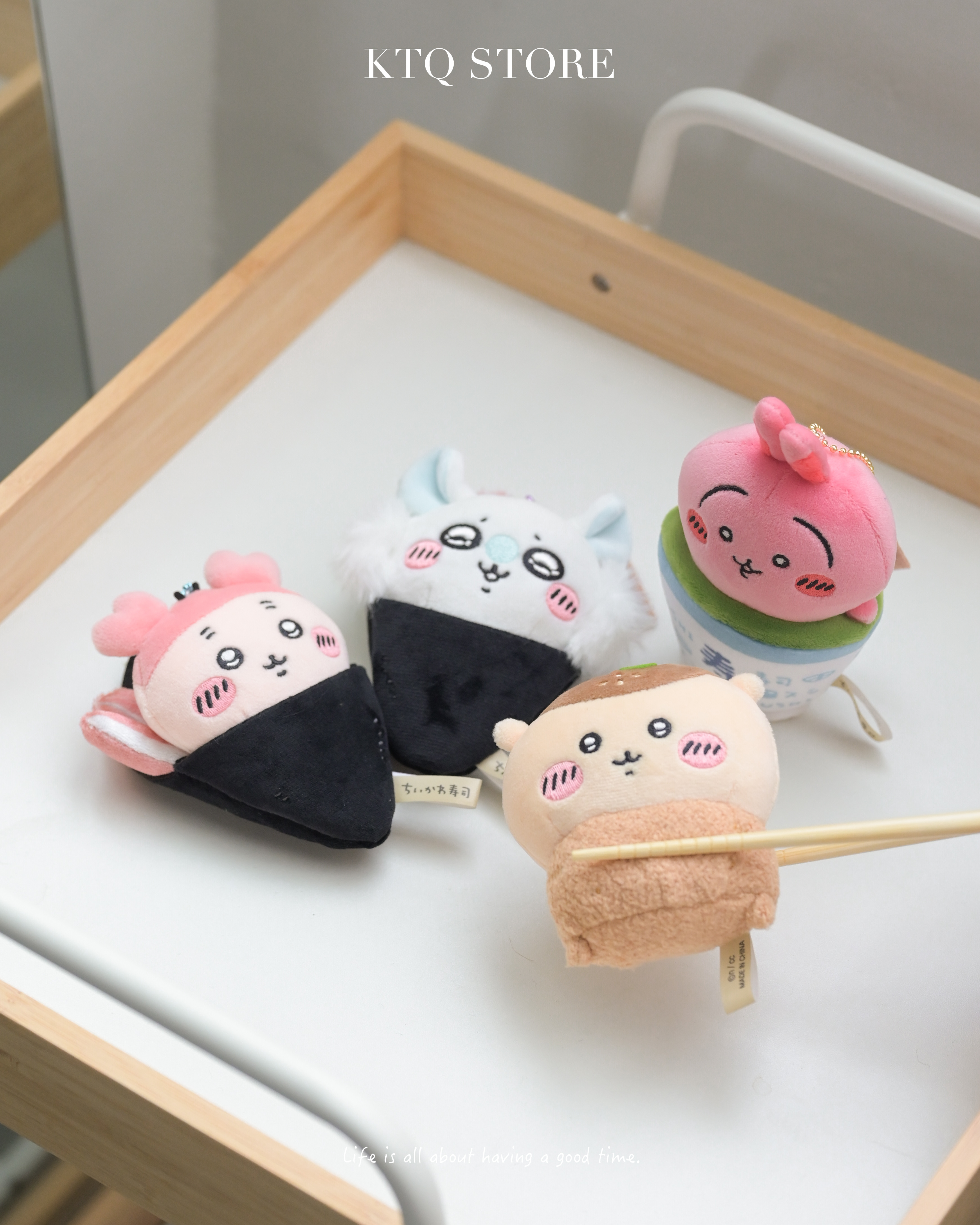 KTQ STORE ‧ 日本 Chiikawa 吉伊卡哇 壽司系列 吊飾 娃娃