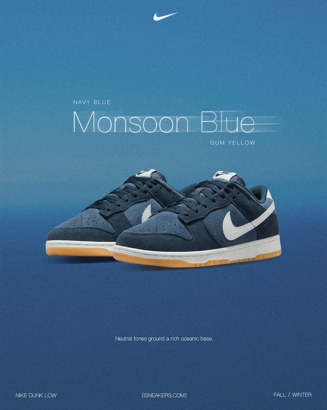 iSNEAKERS｜Nike SB Dunk Low SE "Monsoon Blue" 季風藍 HQ1931-400