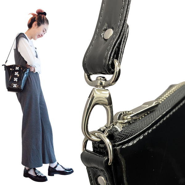 預購 - No.11113 扇貝珍珠單肩包 *日本製造*