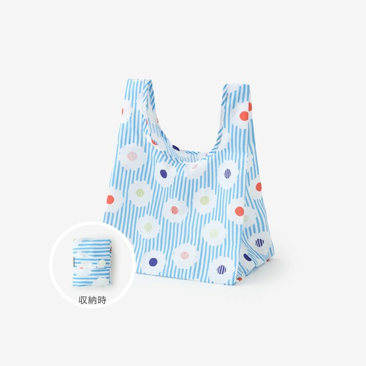 SOU・SOU × 丸眞 迷你環保購物袋 / 白菊