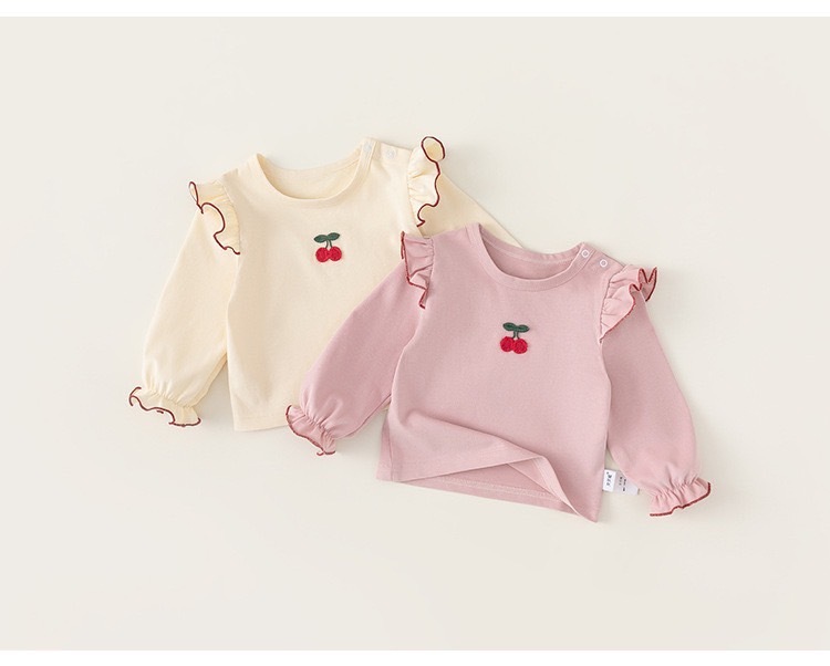 百搭刺繡櫻桃上衣