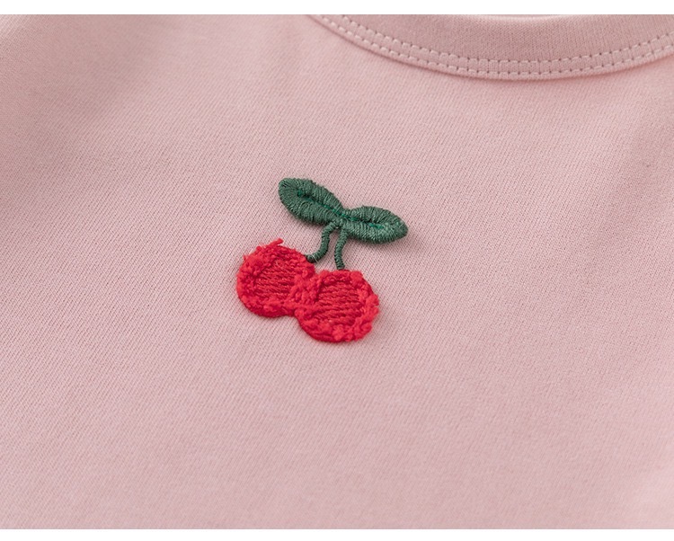 百搭刺繡櫻桃上衣