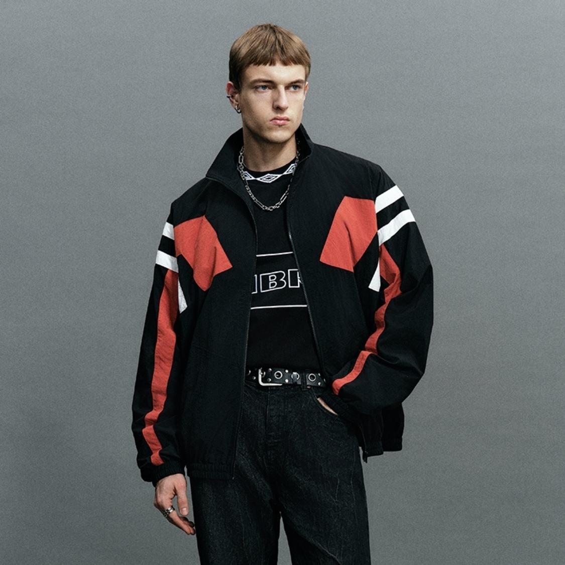 【Focus Store】預購 Umbro x Egonlab 23FW Track Jacket "Black" 黑色 U2123460810 (BK)