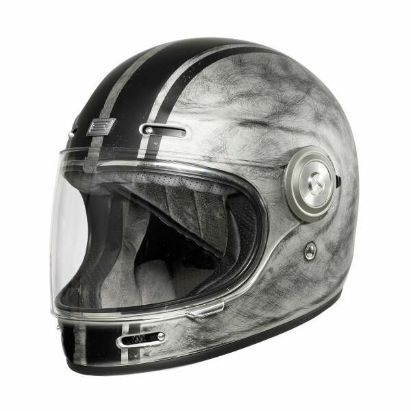 ORIGINE VEGA CUSTOM 消光銀 彩繪 全罩安全帽 復古 樂高帽