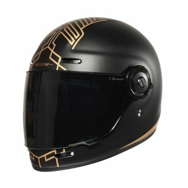 ORIGINE VEGA TEN 消光黑 彩繪 全罩安全帽 復古 樂高帽