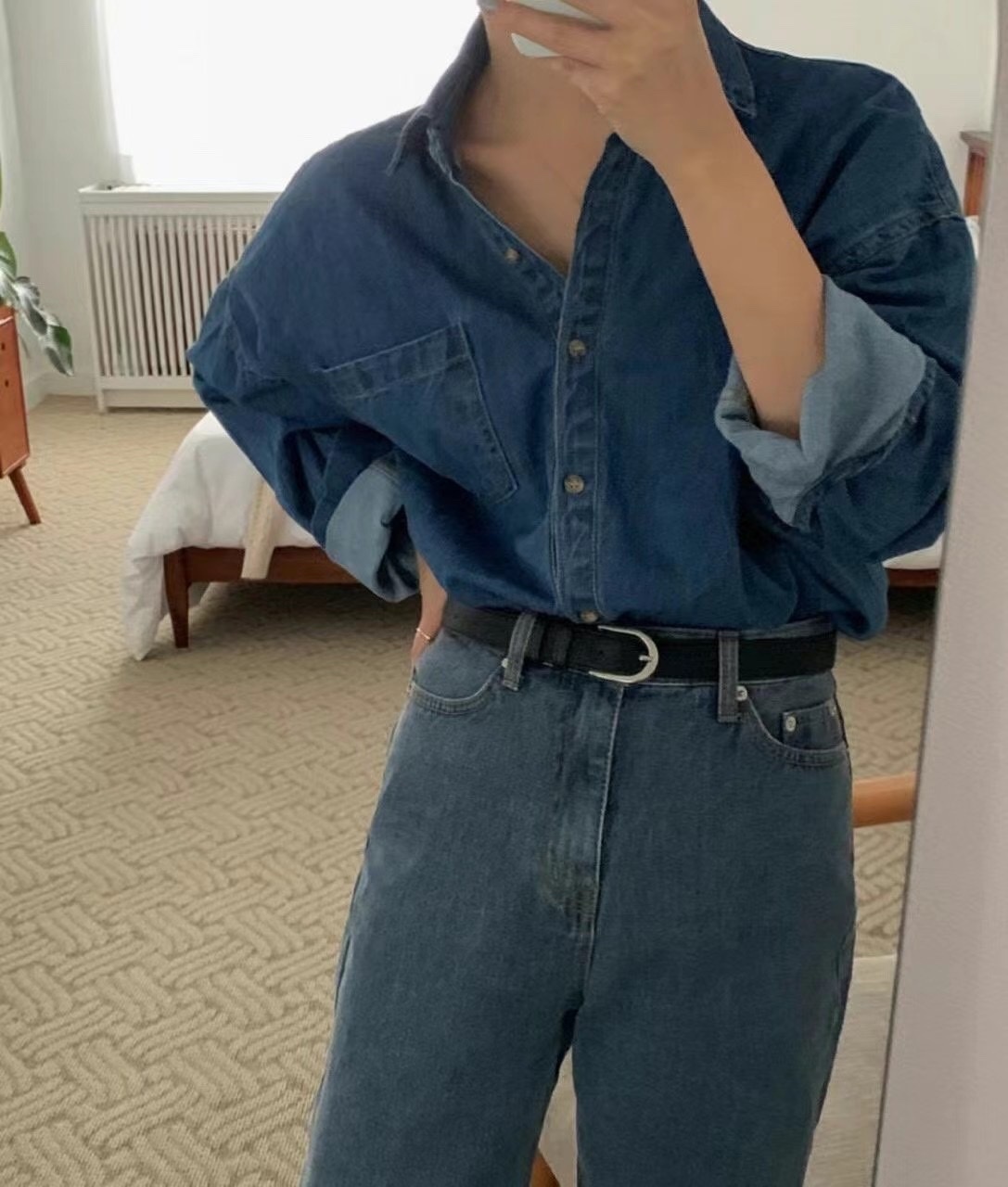 Denim shirt