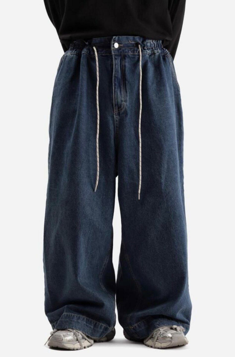 淨色鬆身牛仔褲 P2622