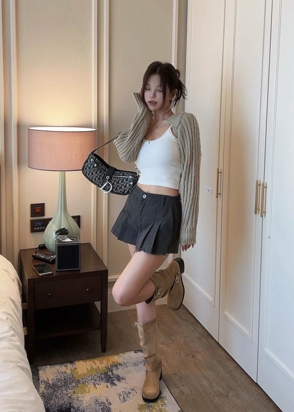 KR CROPPY CARDIGAN (3 COLORS)