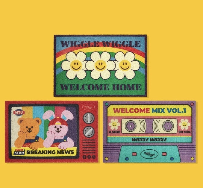 WIGGLE 浴室地毯