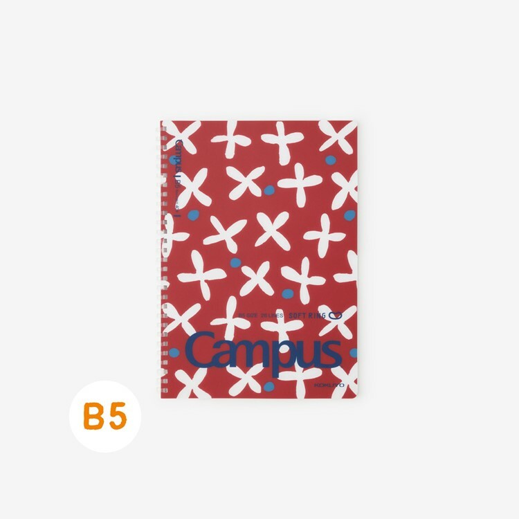 SOU・SOU ×KOKUYO軟線圈筆記本 B5 / 蘿蔔草