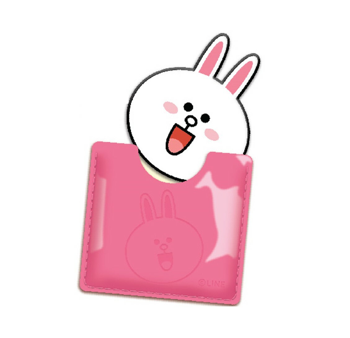 LINE FRIENDS - Mirror with PU Pouch-Cony