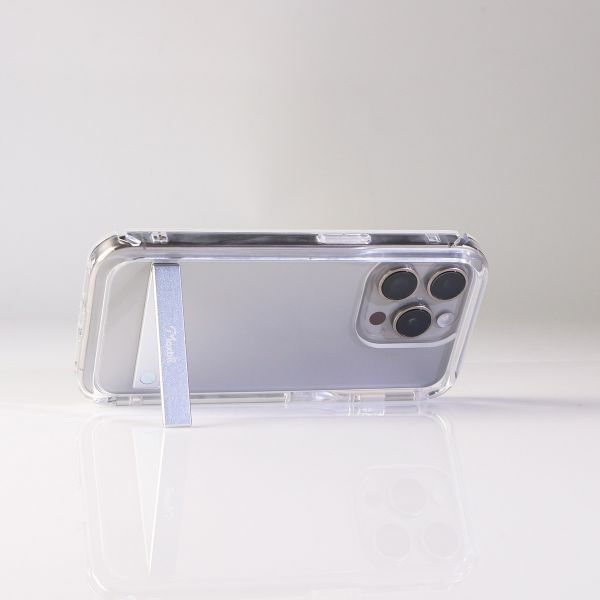 Moxbii 台灣製 D Armor 支架版 [不變黃+全透明軍事防撞殼] -iPhone 16 系列