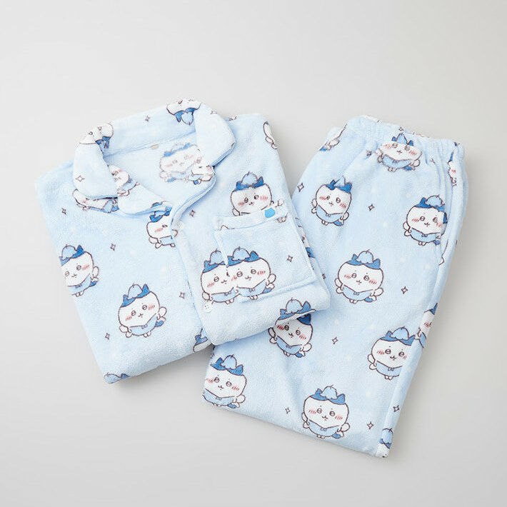 韓國 SPAO X CHIIKAWA 長袖毛毛睡衣套裝 ( 4 Colours )