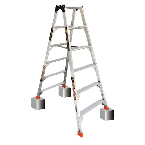 N015   DR LADDER 輕裝纖維伸縮雙面梯 (符合EN131安全規格)