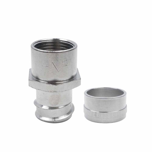 HN030  英式軟喉電鍍銅索咀連包臣 (內牙)