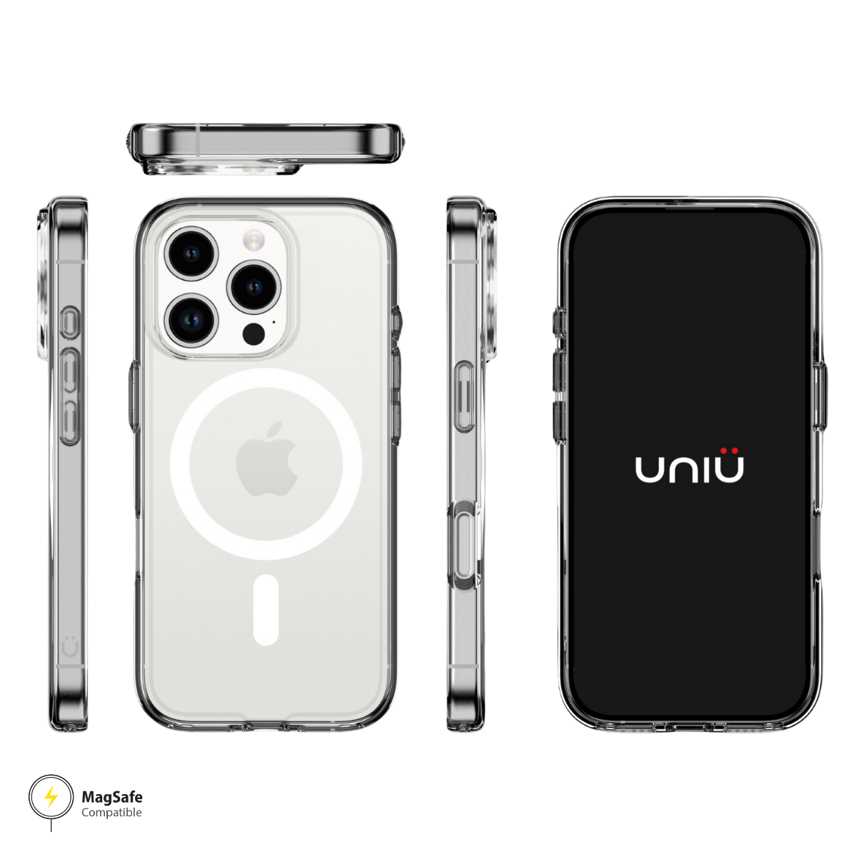 UNIU PURE 終極透明保護殼-iPhone 16 Pro Max