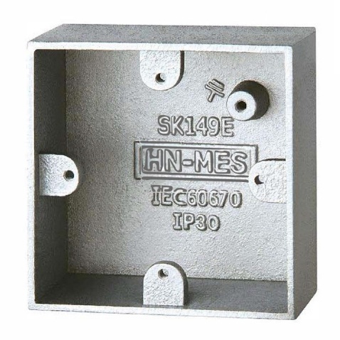 MES009  生鐵熱鍍鋅明制箱