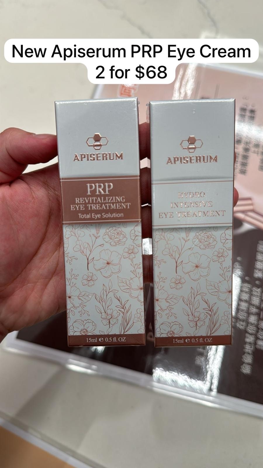 NEW APISERUM PRP EYE CREAM 2$68