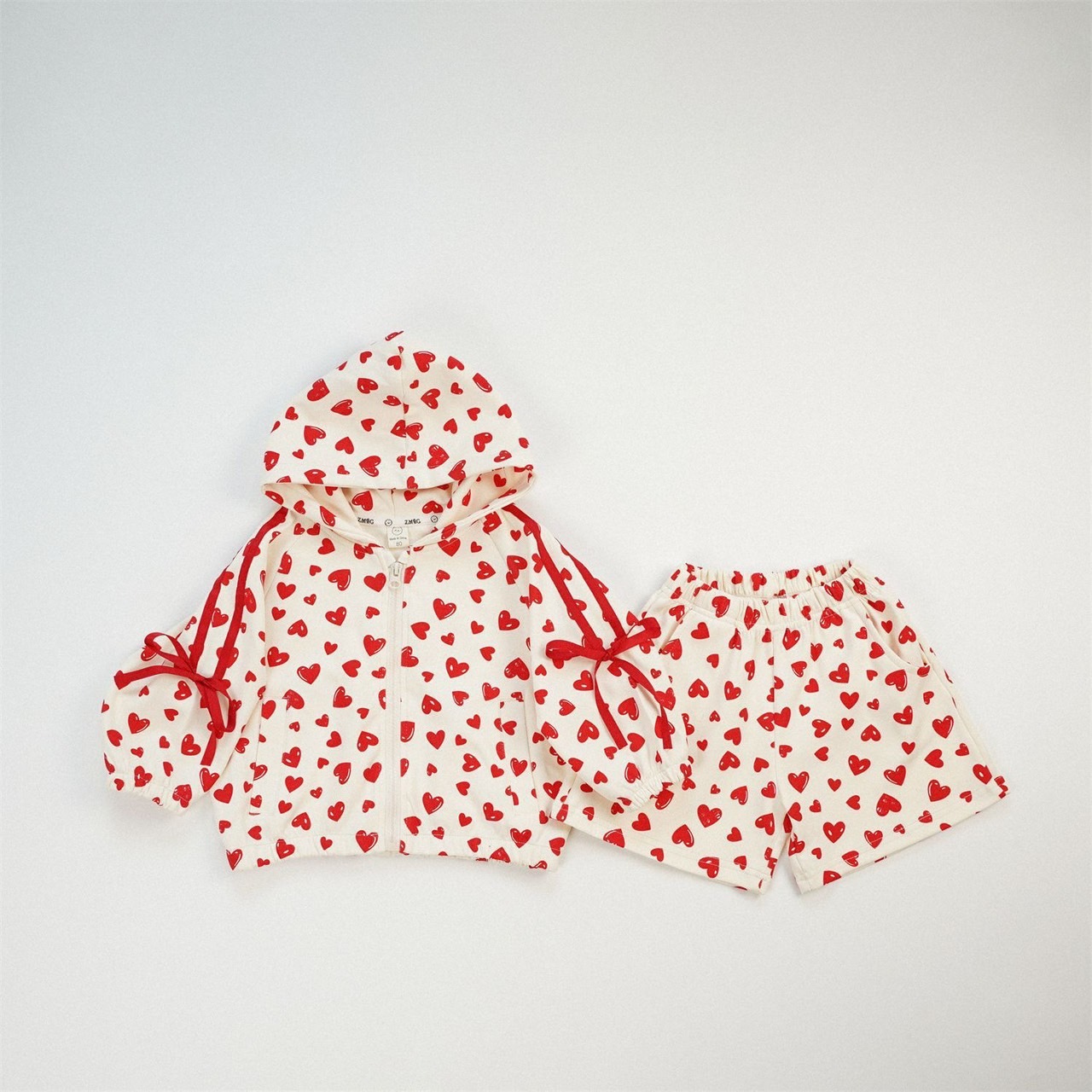 愛心外套短褲組