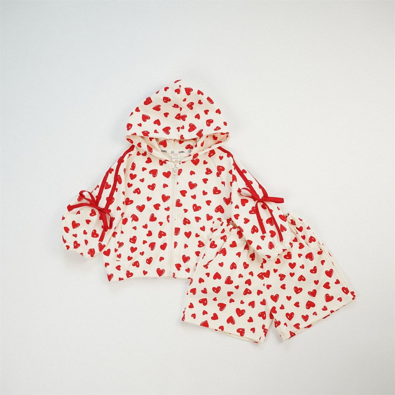 愛心外套短褲組