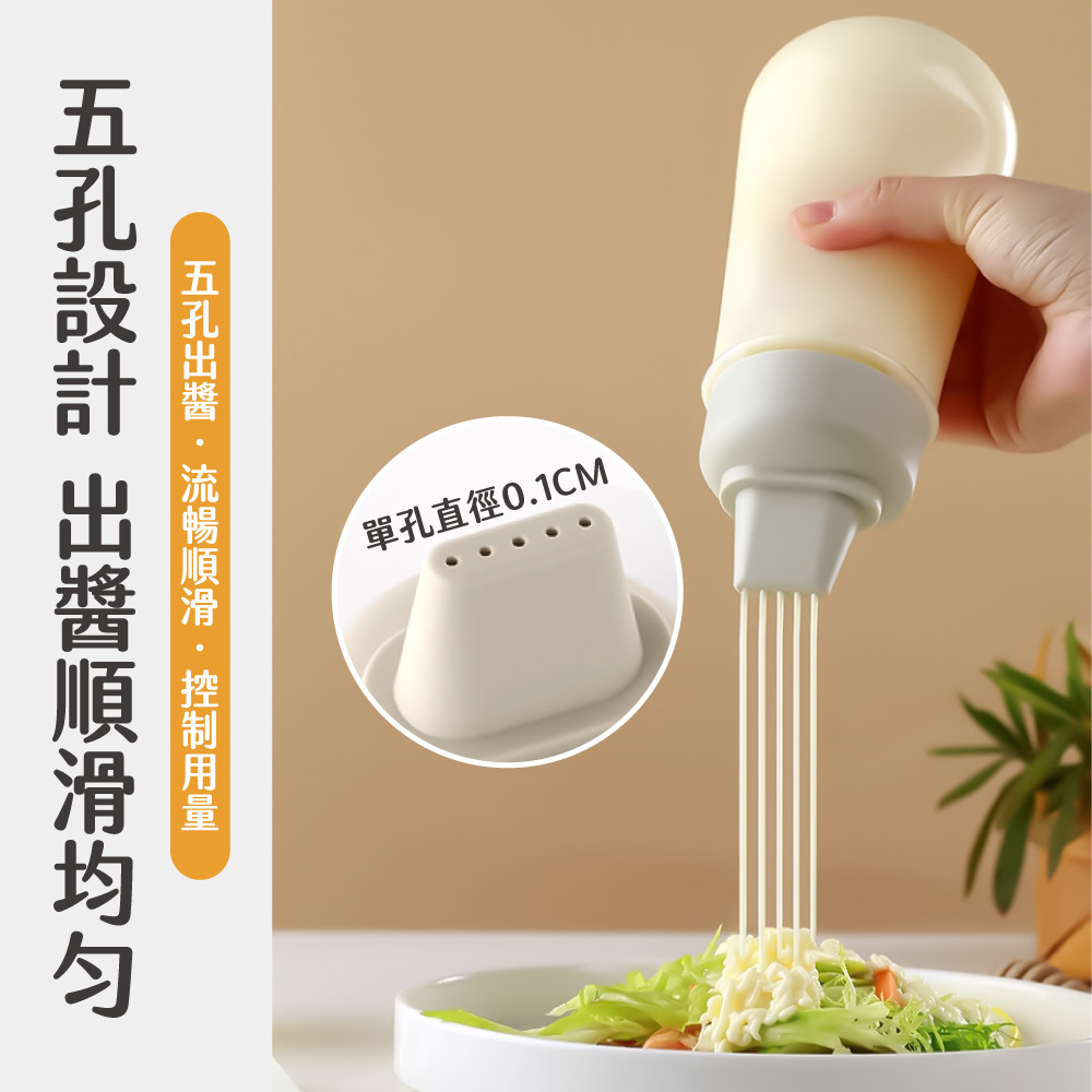 五孔有刻度醬料瓶
