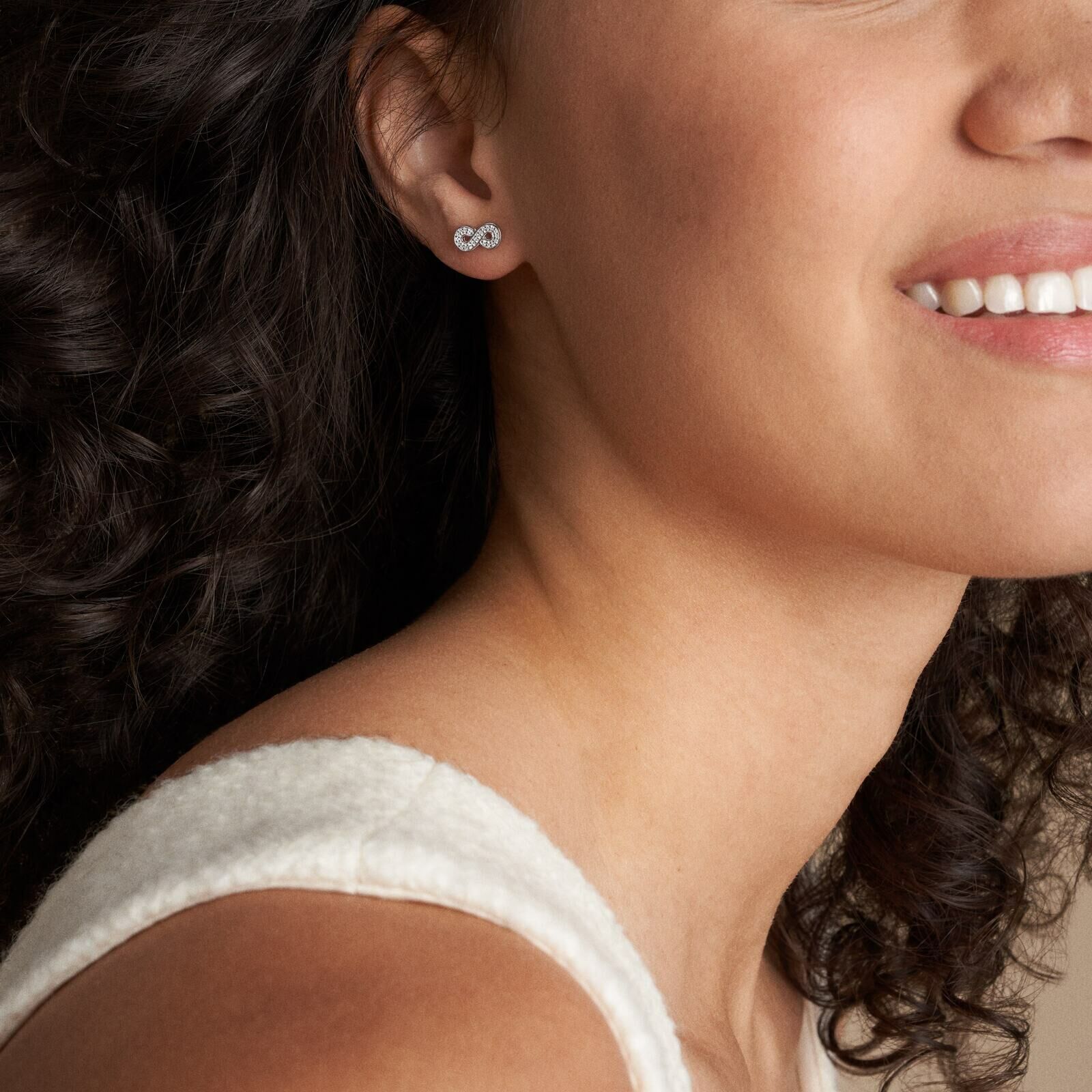 925純銀永恆符號耳環 JFS00634040