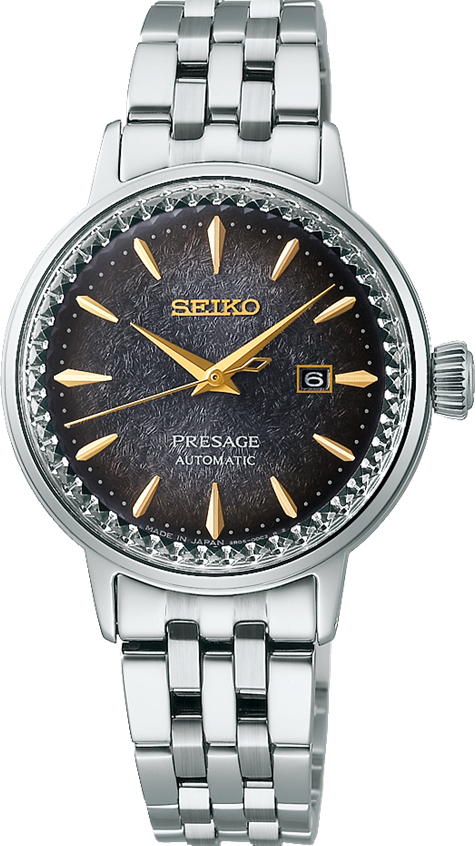萬年鐘錶 - SEIKO Presage   Night-time Tokyo 東京夜景限量調酒師STAR BAR 機械女錶  SRE015J1 / 2R05-00C0D  錶徑30.3MM