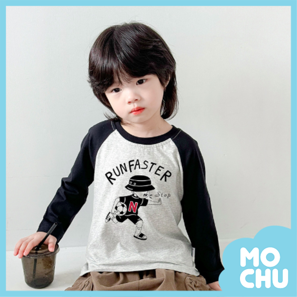 健步男孩長袖上衣