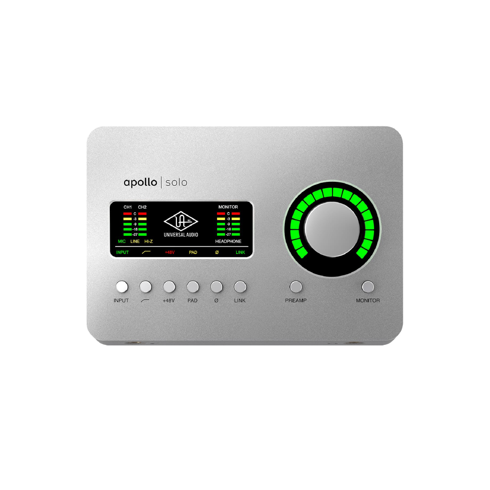 Universal Audio Universal Audio / Apollo Solo Heritage Edition 錄音介面(Type-C/Thunderbolt3)<台灣代理公司貨> — 三峽錄音 / 音響｜YA! 玩音樂