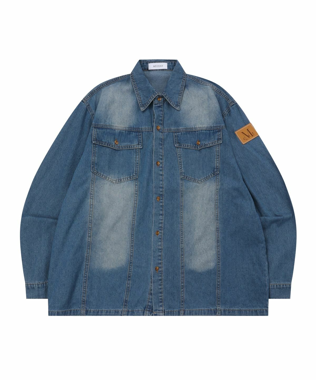 MUCENT ALYTH ROLL UP DENIM SHIRT