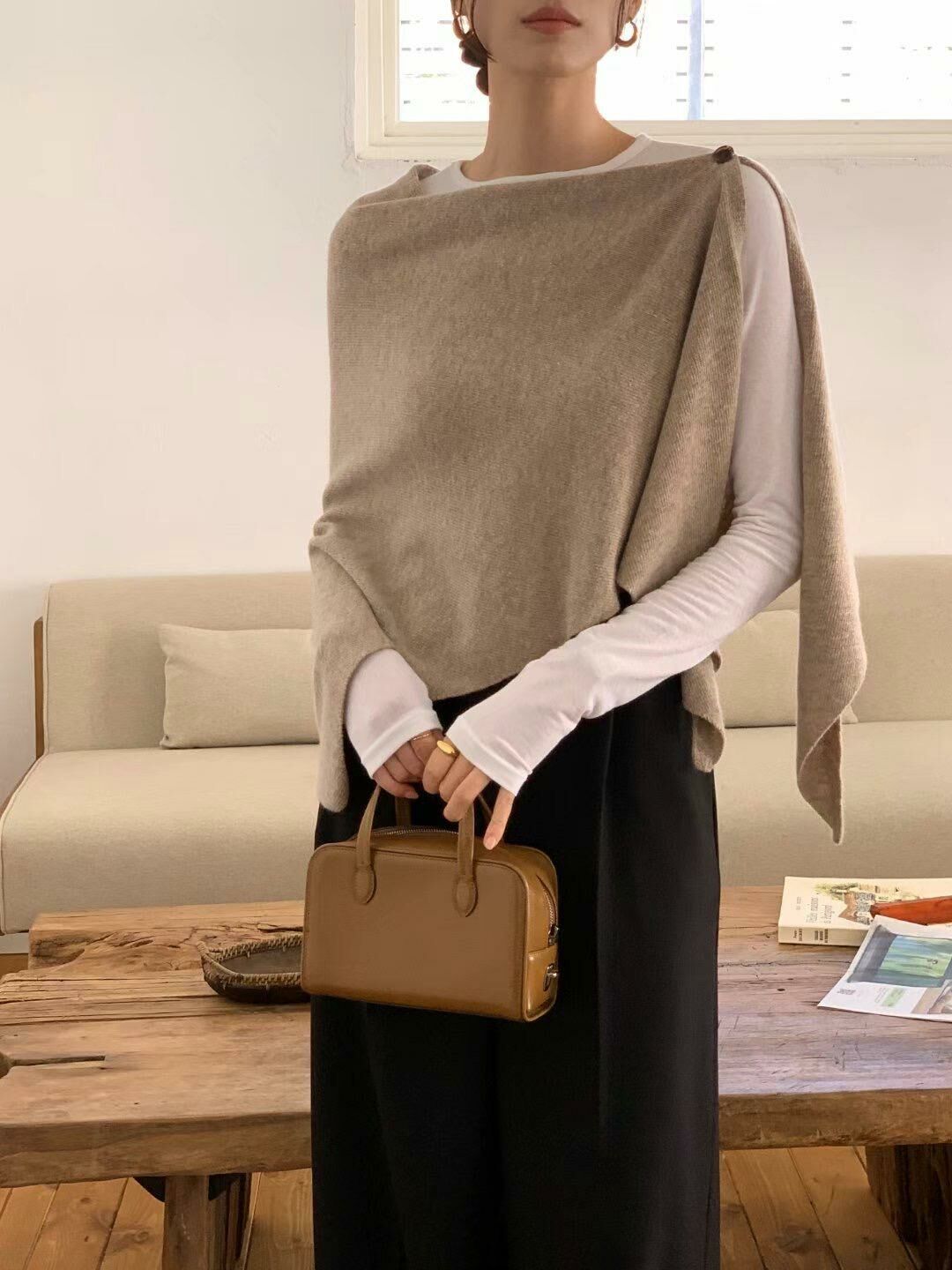 JK#14468🤎多角度披肩