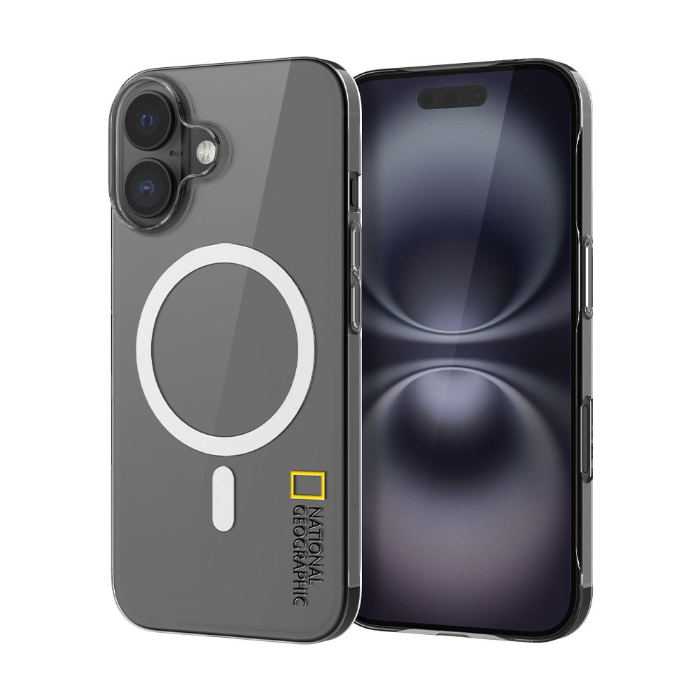 National Geographic - Magsafe Crystal Slim Fit - iPhone 16 Case 國家地理貼身透明手機硬殼