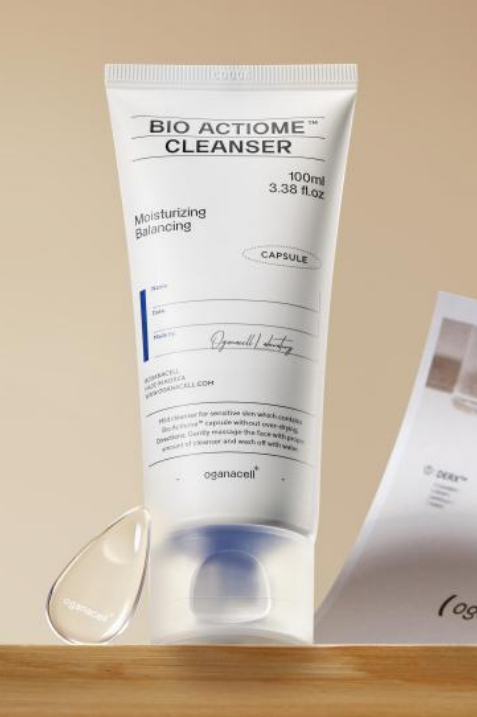 (限量30套)UE25 韓國Oganacell Bio Actiome Cleanser 生物活膚潔面乳 100ml  【買二送一】 原價$718  EXP26年4月made in korea