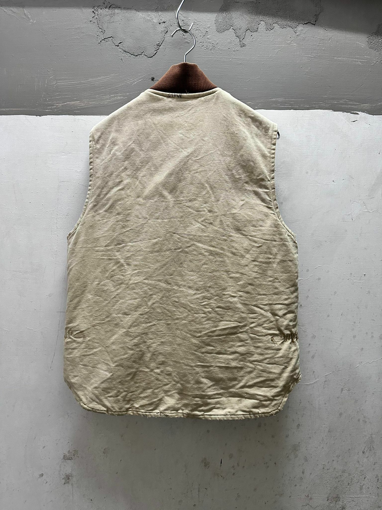 Carhertt  Duck Work Vest Hard Worn