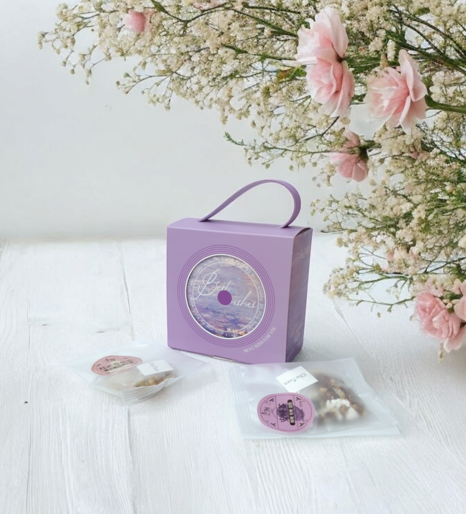 散水茶 禮盒G15 + 2包自選茶包 (15種口味可選)