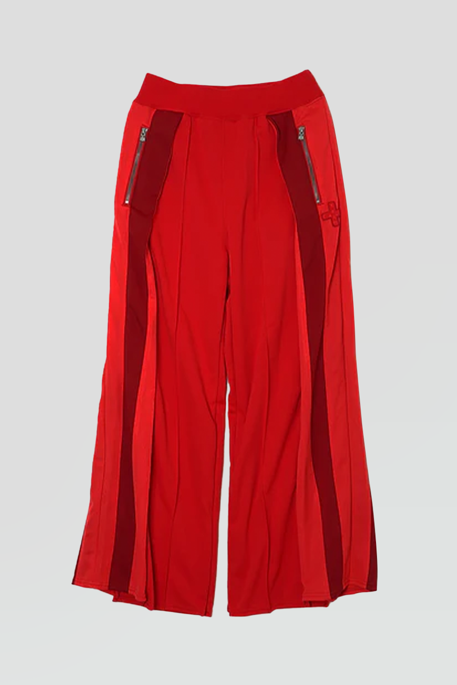 FACETASM｜PATCHWORK 高腰打褶拼布寬褲