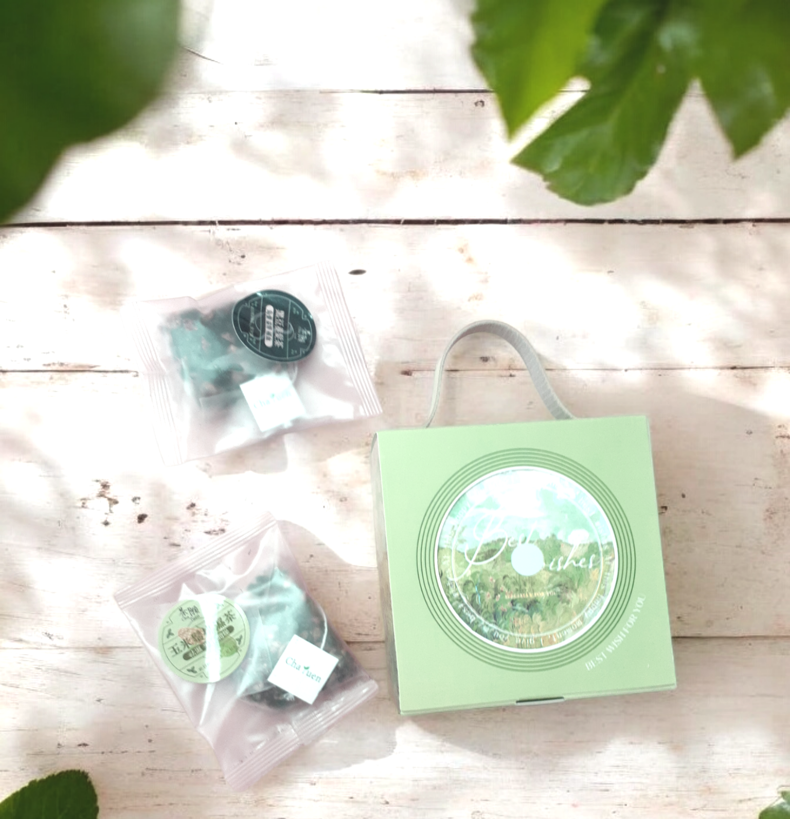 散水茶 禮盒G16 + 2包自選茶包 (15種口味可選)