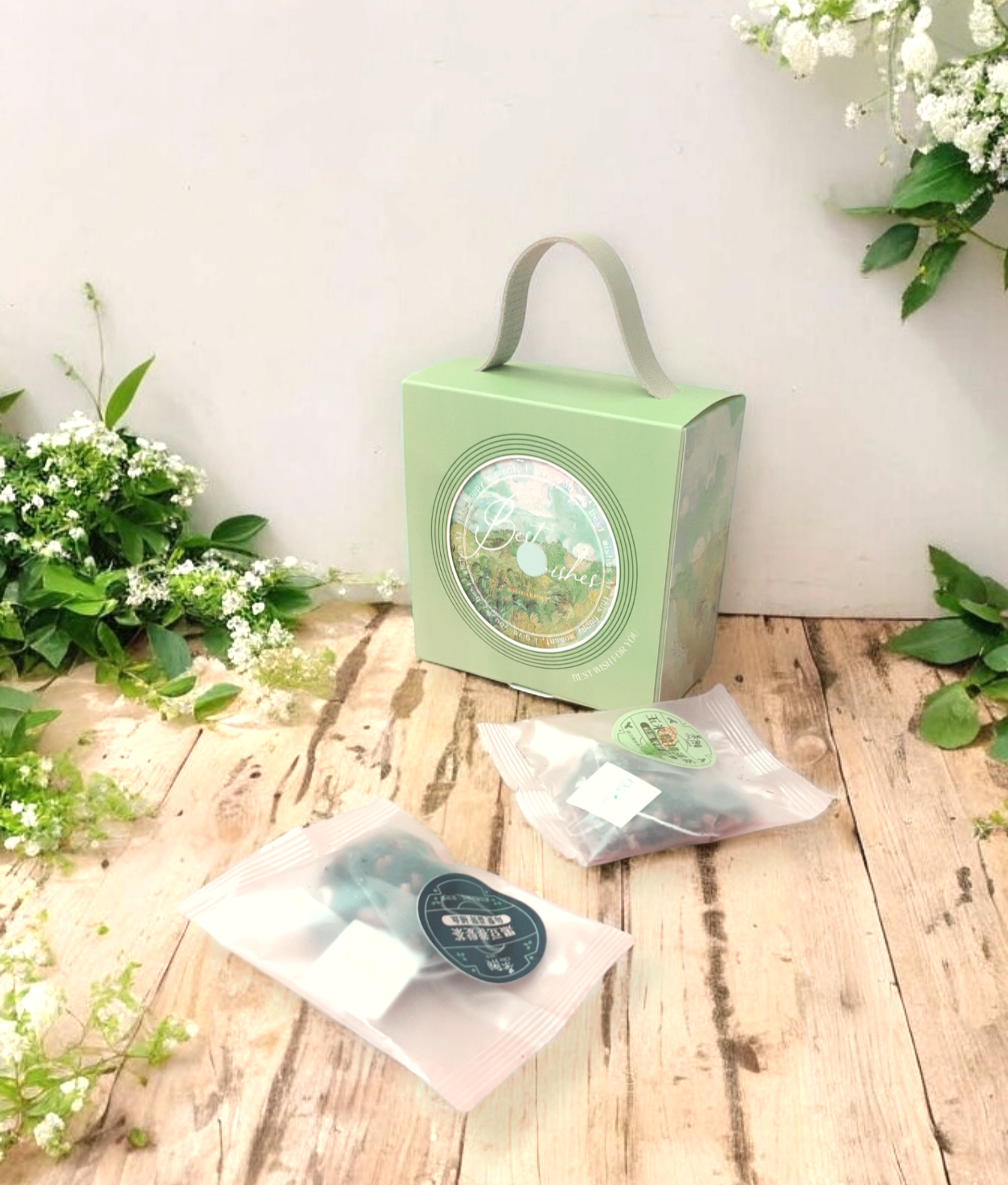 散水茶 禮盒G16 + 2包自選茶包 (15種口味可選)