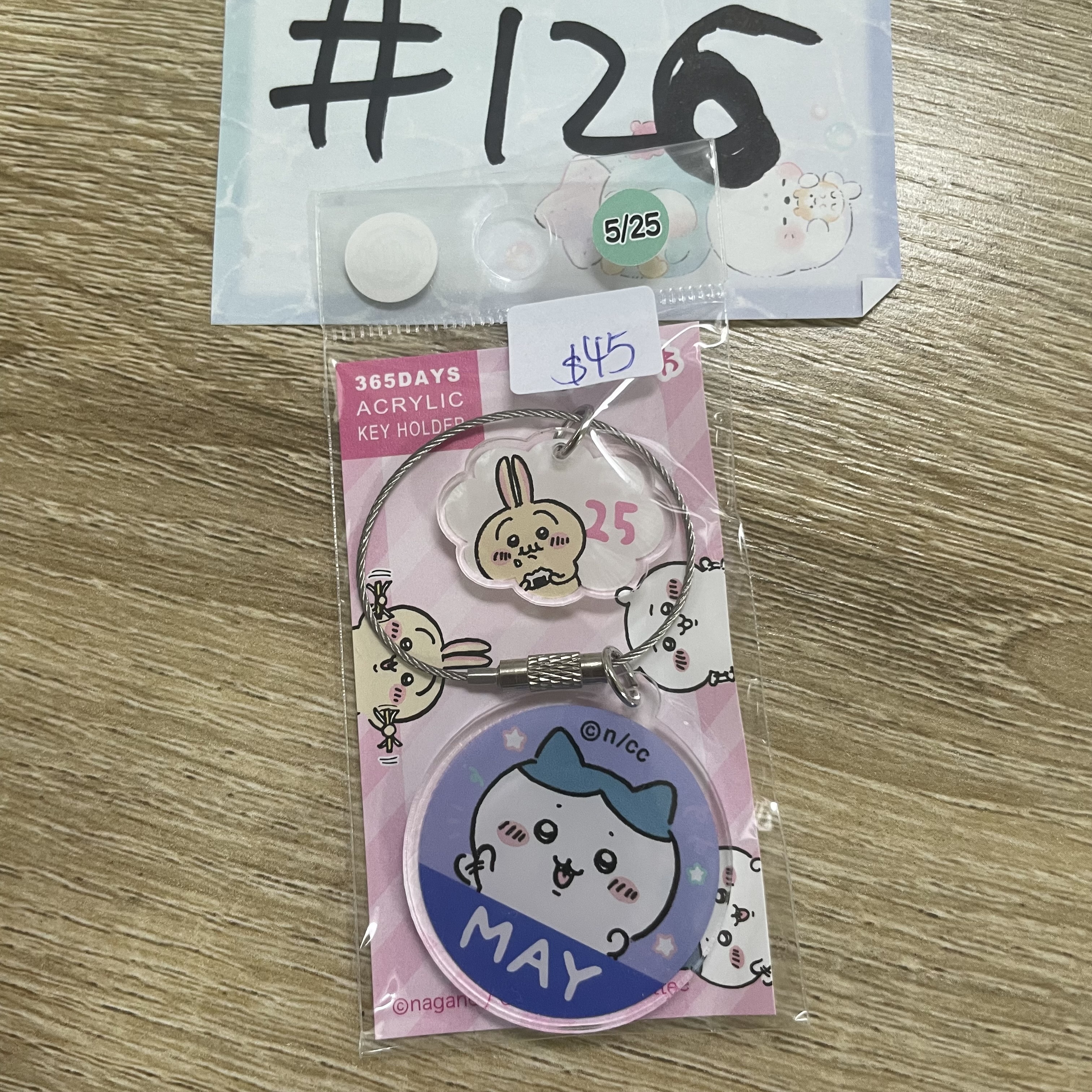 CHIIKAWA  八字貓  生日  掛件  525 #126