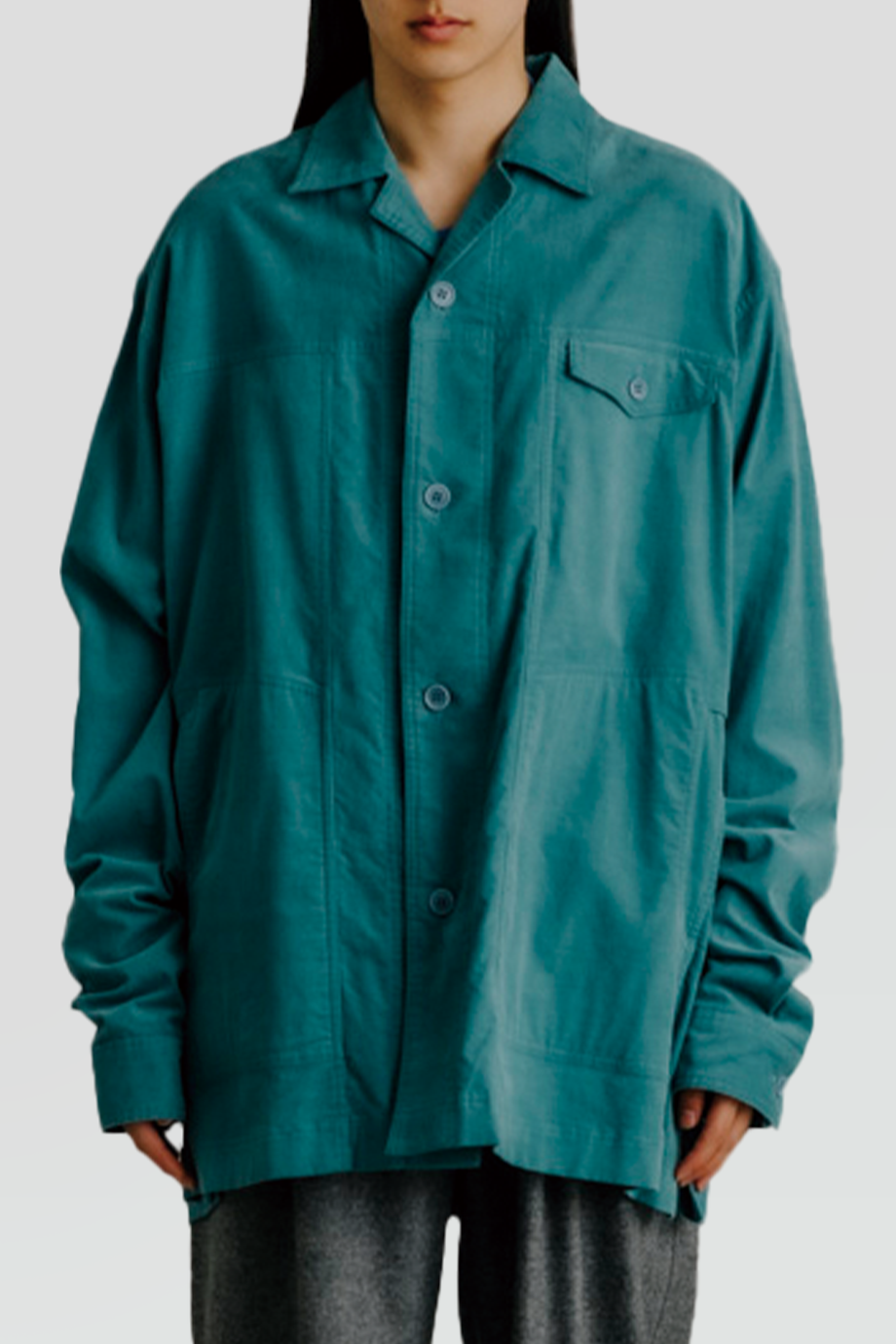 FACETASM｜CORDUROY 燈芯絨寬鬆襯衫